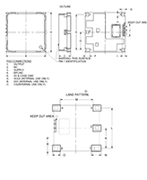 TCXO 100 Megahertz (MHz) Maximum Nominal Frequency Temperature-Compensated Crystal Oscillator (T1282) - 2