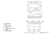 TCXO 10 to 50 Megahertz (MHz) Frequency Temperature-Compensated Crystal Oscillator (T70, T71 T72, & T73)