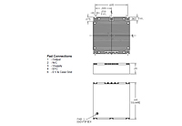 TCXO 50 to 100 Megahertz (MHz) Frequency Temperature-Compensated Crystal Oscillator (T121)