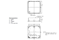 TCXO 650 Hertz (Hz) to 5.0 Megahertz (MHz) Frequency Temperature-Compensated Crystal Oscillator (T124)