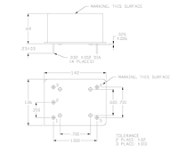 OCXO 100 to 250 Megahertz (MHz) Frequency Oven-Controlled Crystal Oscillator (YH1518) - 2