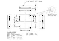 TCXO 10 to 300 Megahertz (MHz) Frequency Temperature-Compensated Crystal Oscillator (ZT600 & ZT601)