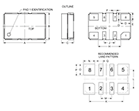 TCXO 52 Megahertz (MHz) Maximum Nominal Frequency Temperature-Compensated Crystal Oscillator - 2