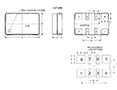 TCXO 52 Megahertz (MHz) Maximum Nominal Frequency Temperature-Compensated Crystal Oscillator (t-58) - 2